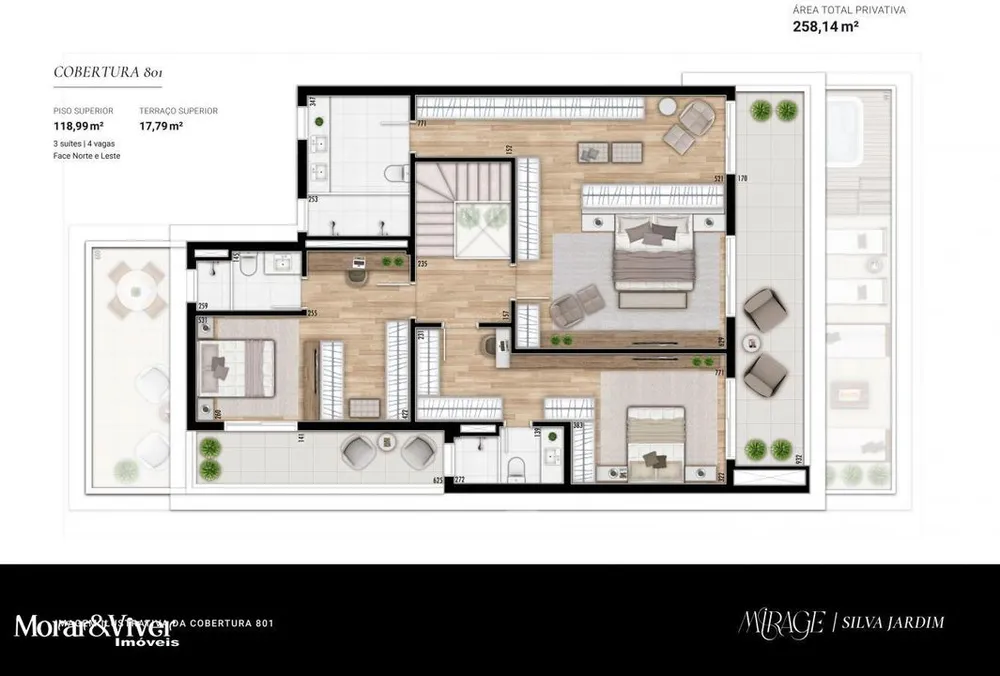 Cobertura, 3 quartos, 198 m² - Foto 18