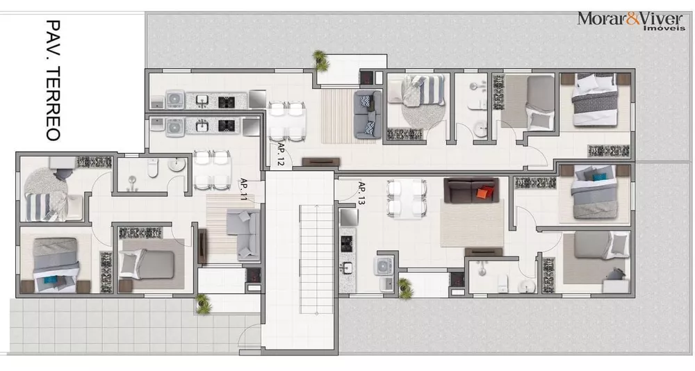 Apartamento à venda com 3 quartos, 52m² - Foto 5