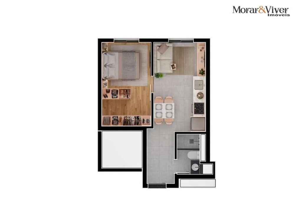 Flat/Apart Hotel, 1 quarto, 39 m² - Foto 8