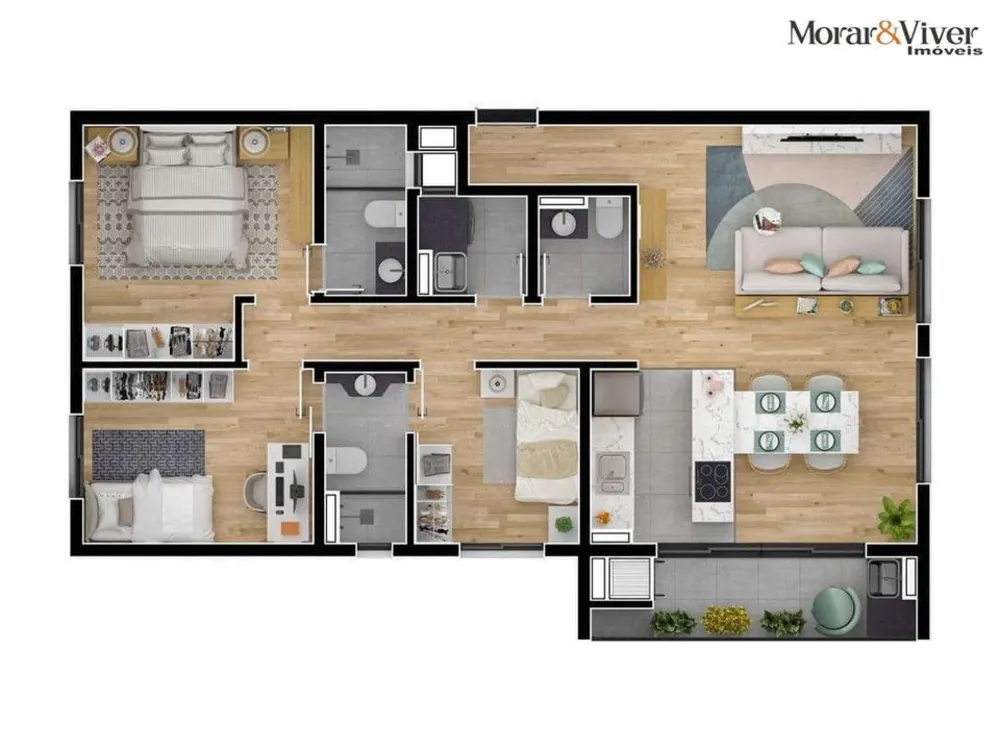 Flat/Apart Hotel, 1 quarto, 39 m² - Foto 5