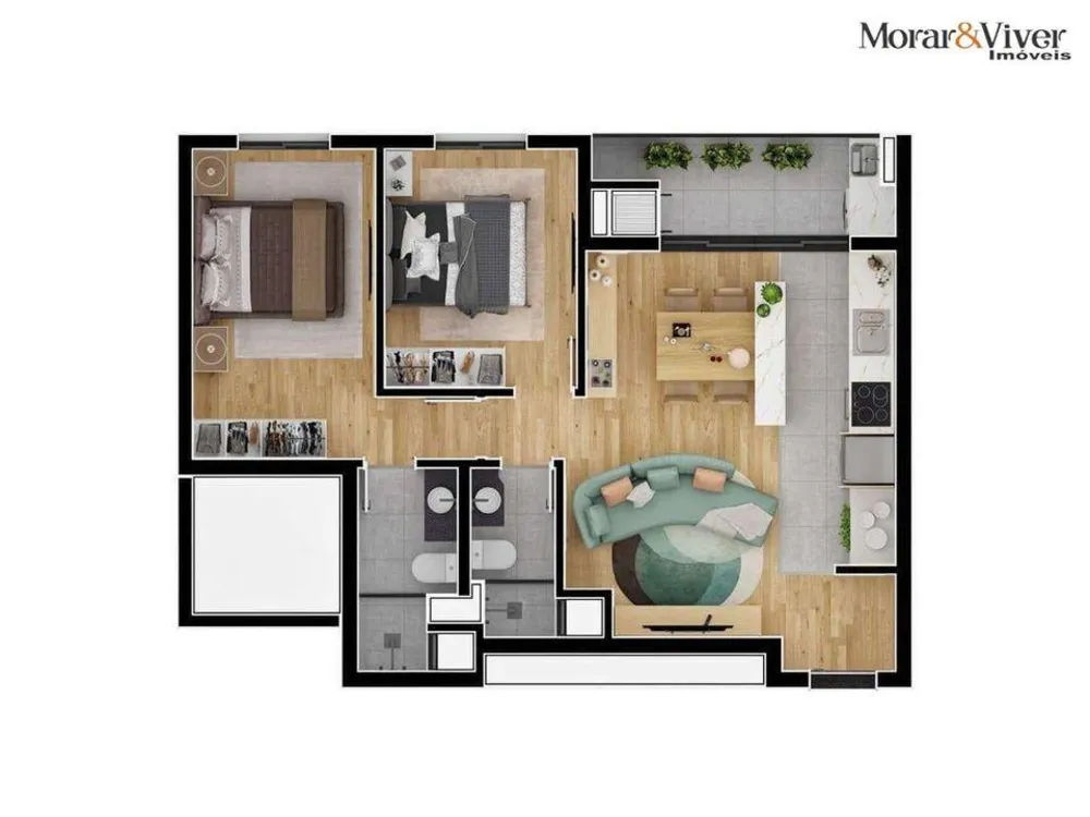 Apartamento, 2 quartos, 61 m² - Foto 5