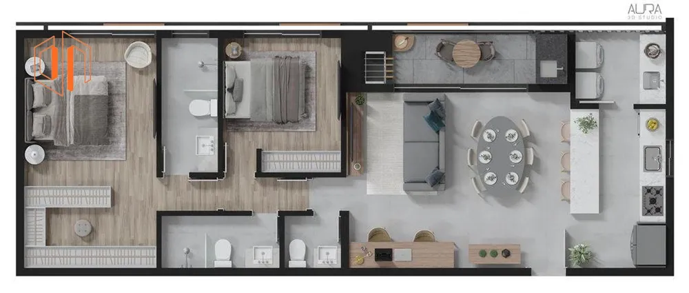 Apartamento, 2 quartos, 86 m² - Foto 29