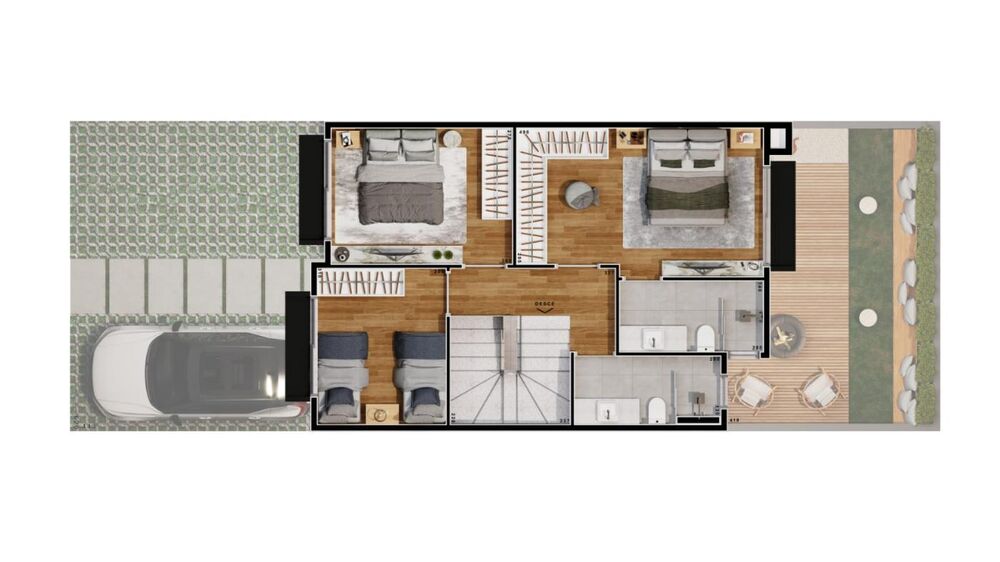 Sobrado, 3 quartos, 103 m² - Foto 12