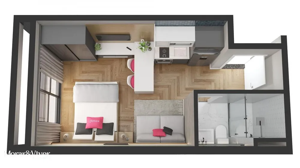 Apartamento, 1 quarto, 36 m² - Foto 14
