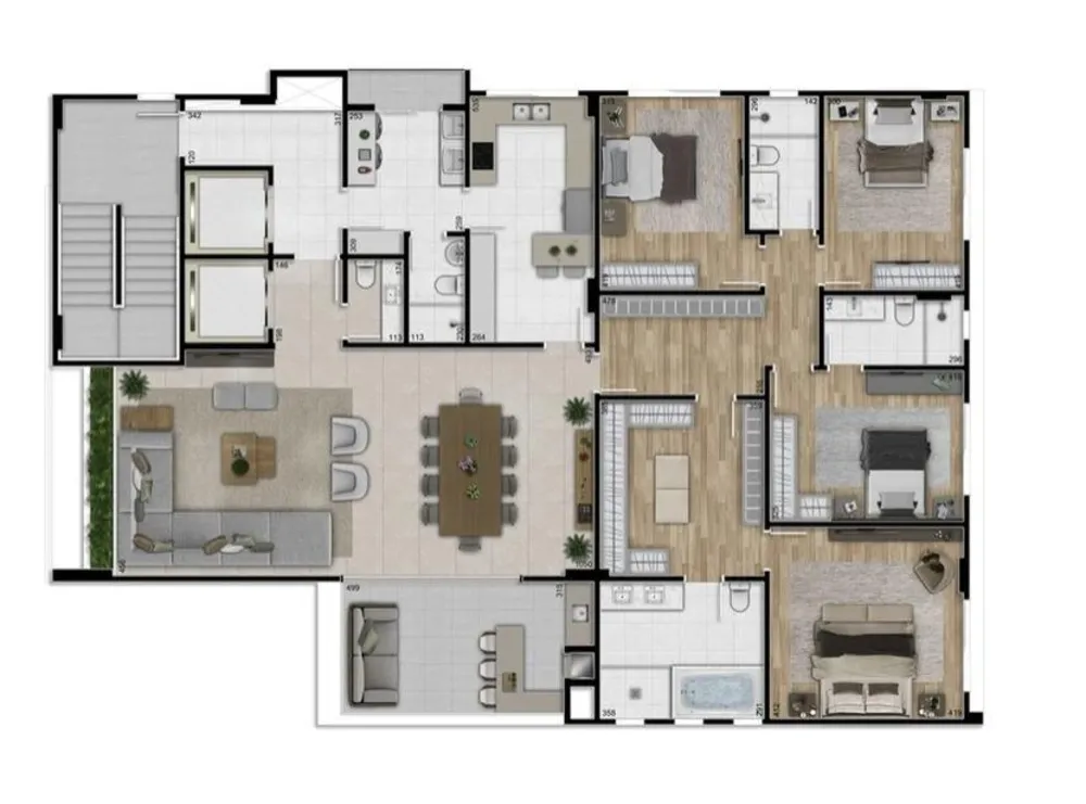 Apartamento, 3 quartos, 225 m² - Foto 5