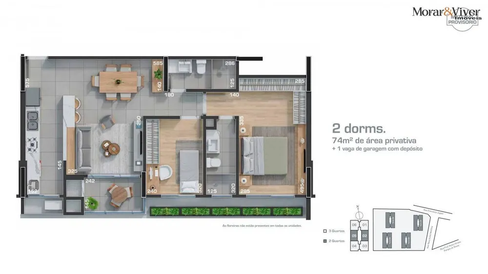 Apartamento, 3 quartos, 87 m² - Foto 1