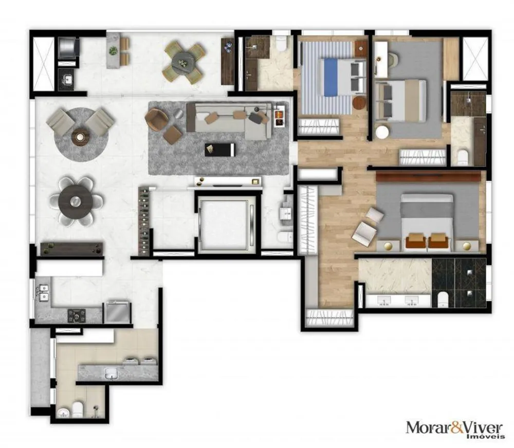 Apartamento, 3 quartos, 160 m² - Foto 34