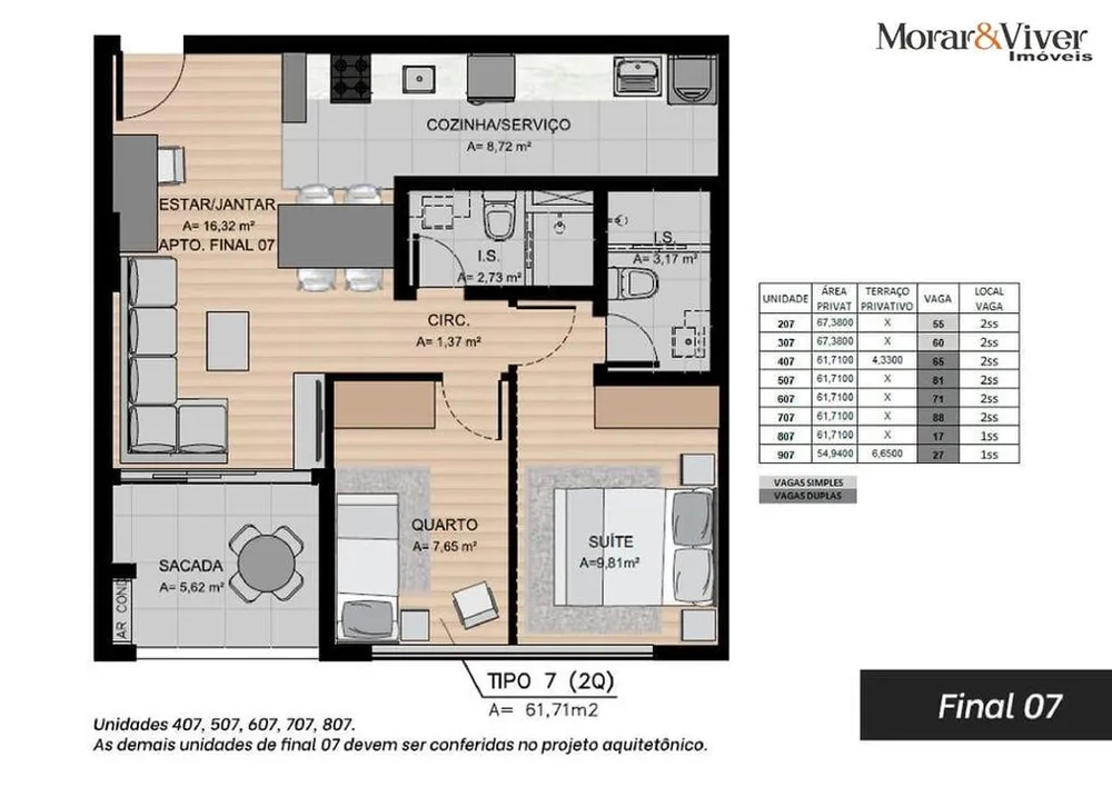 Cobertura, 3 quartos, 130 m² - Foto 7