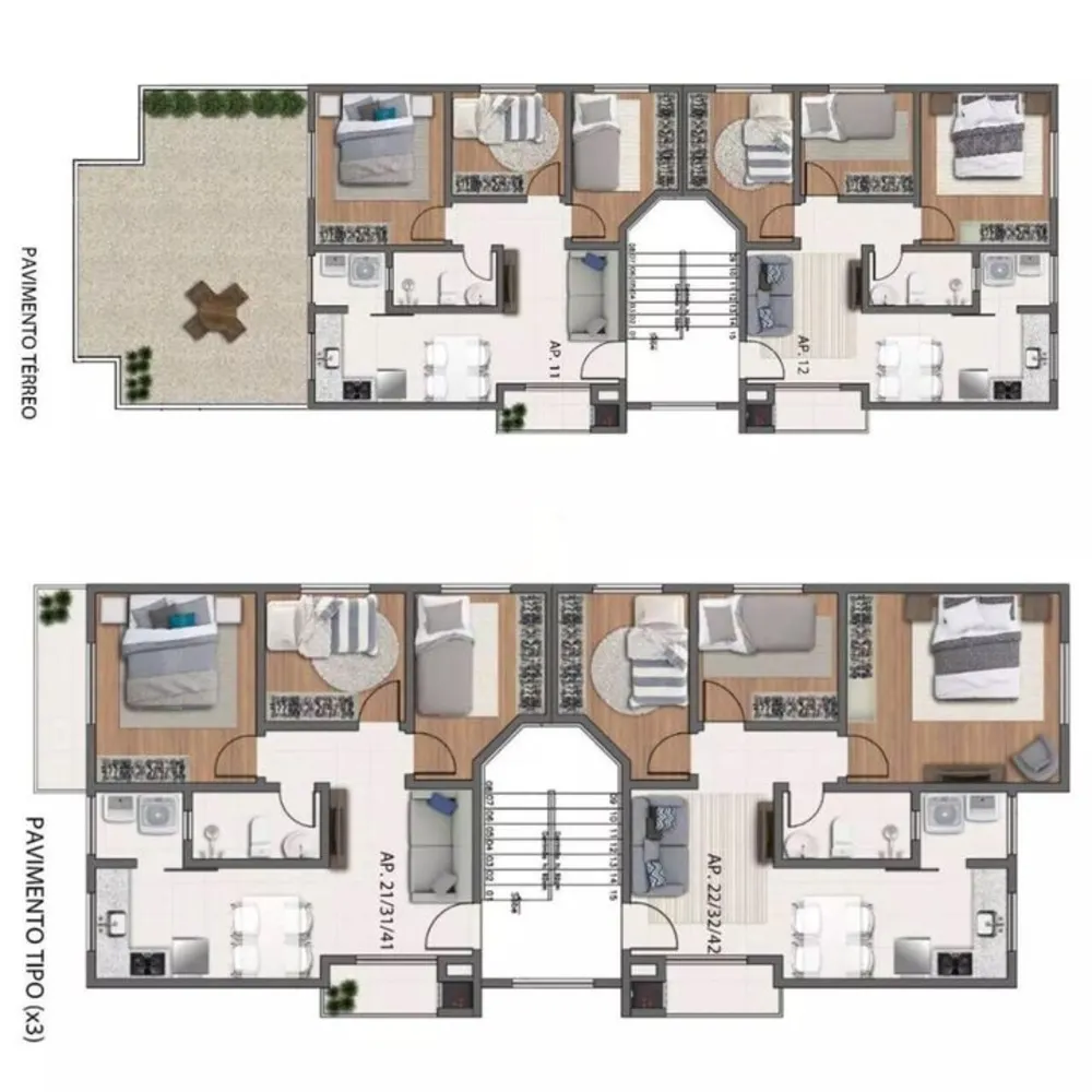Apartamento, 3 quartos, 59 m² - Foto 16