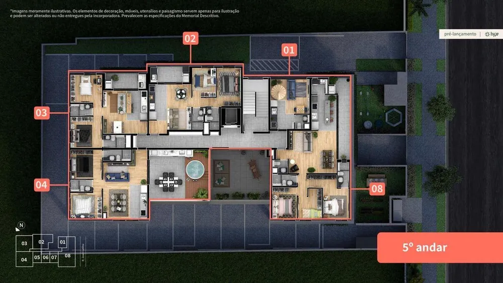 Flat/Apart Hotel, 1 quarto, 39 m² - Foto 14