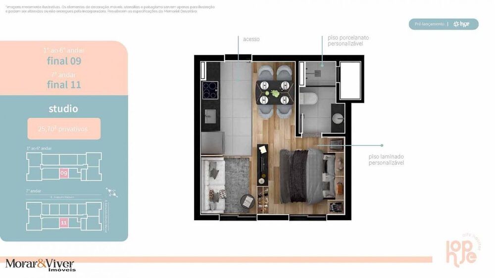 Apartamento à venda com 2 quartos, 52m² - Foto 15