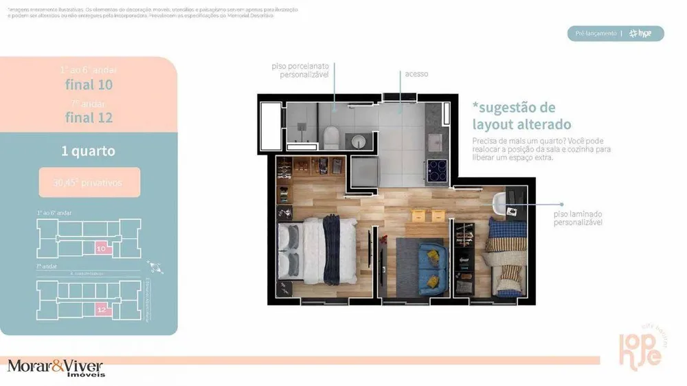 Apartamento, 2 quartos, 52 m² - Foto 21