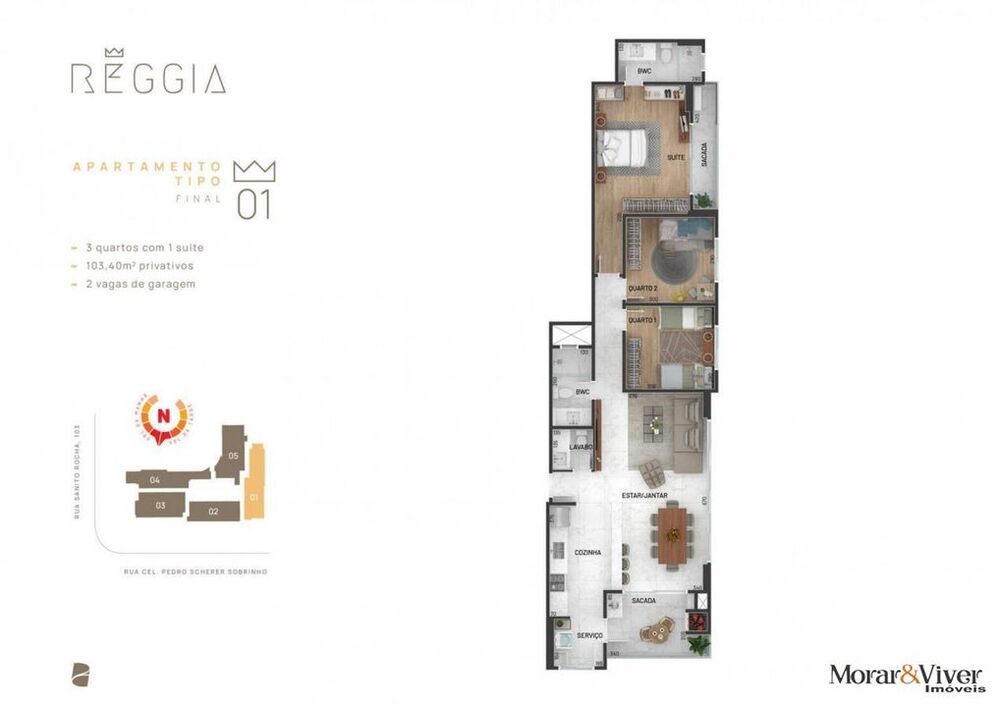 Apartamento, 3 quartos, 103 m² - Foto 10