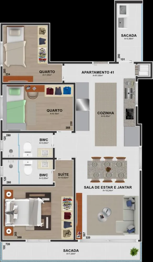 Apartamento, 3 quartos, 79 m² - Foto 15