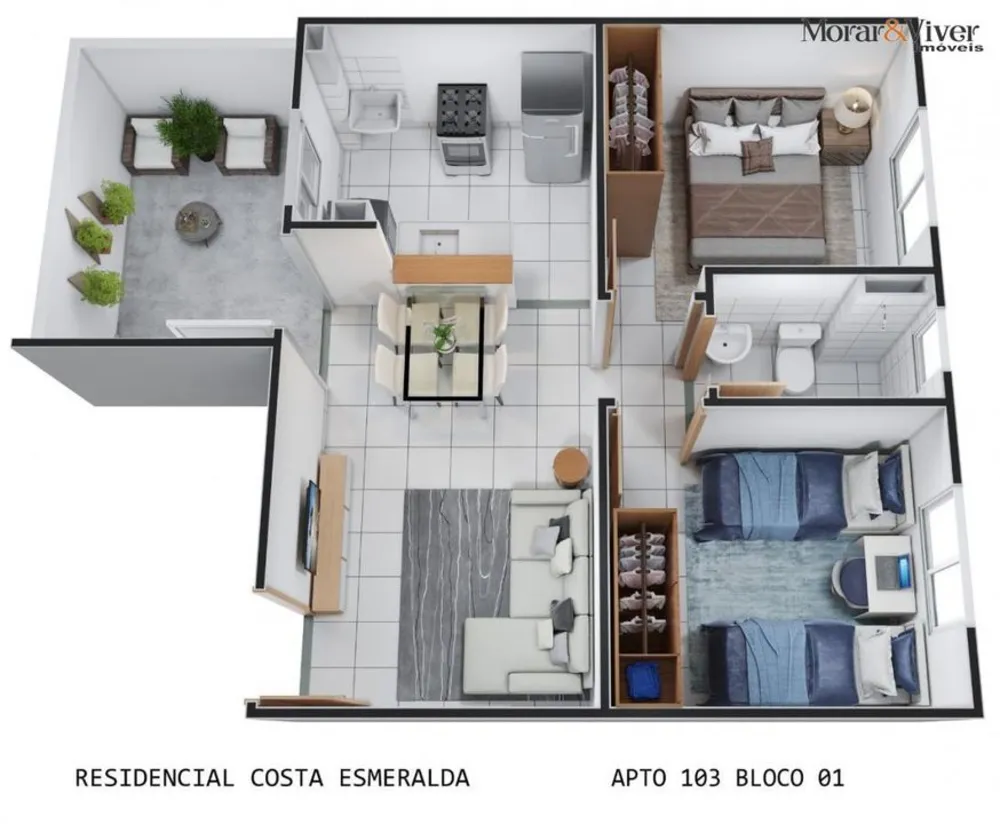 Apartamento, 2 quartos, 41 m² - Foto 8