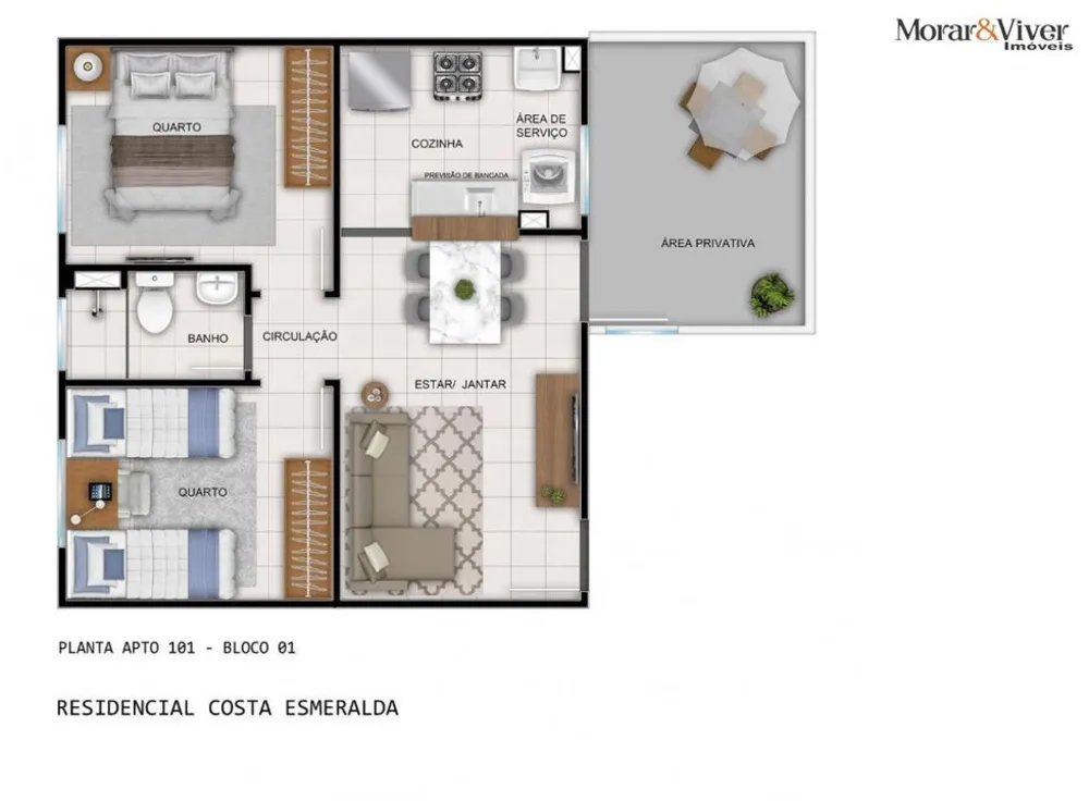 Apartamento, 2 quartos, 41 m² - Foto 9