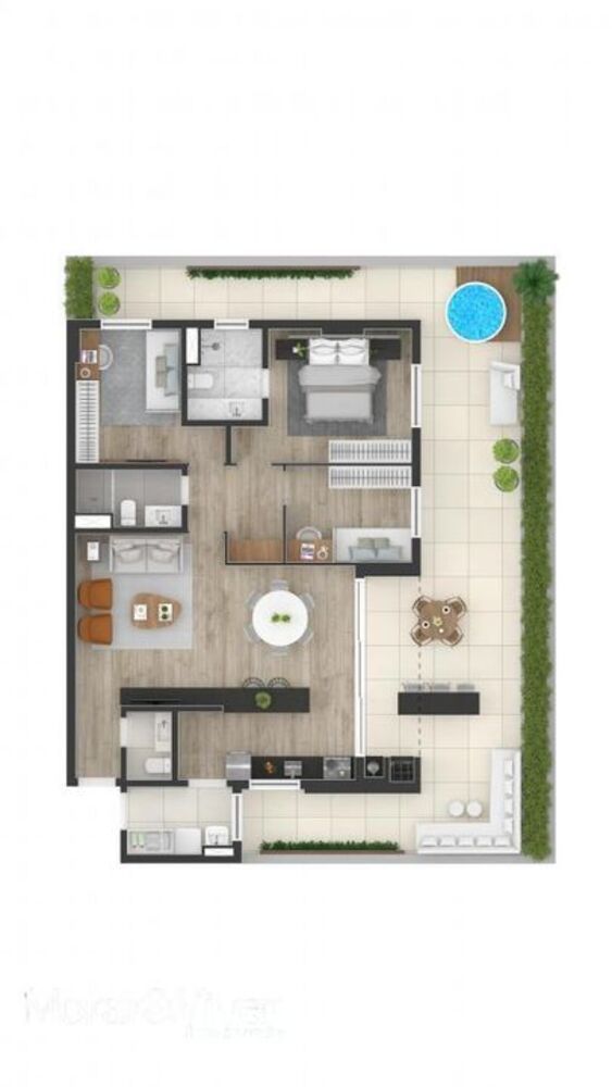 Apartamento, 3 quartos, 107 m² - Foto 3