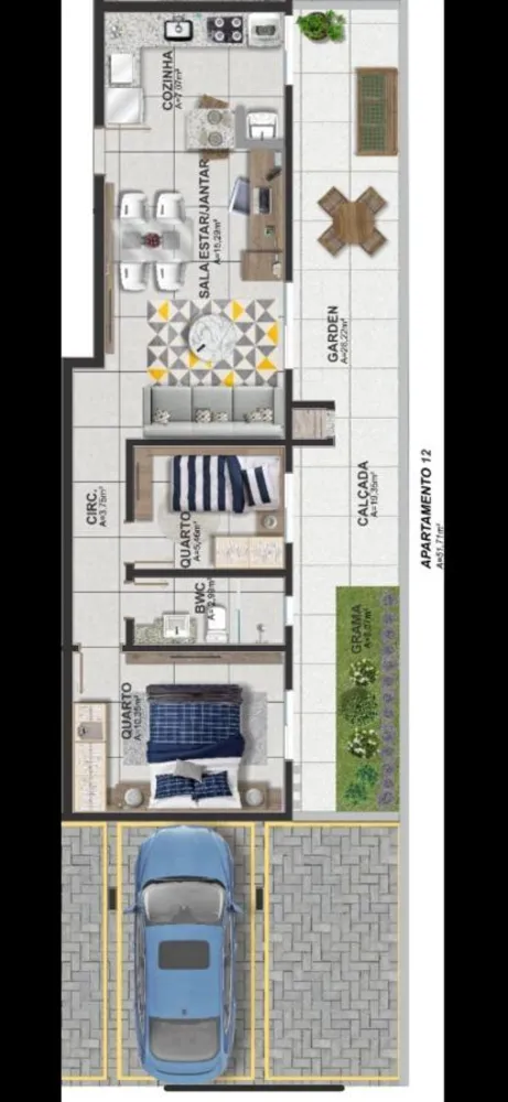 Apartamento, 2 quartos, 44 m² - Foto 7