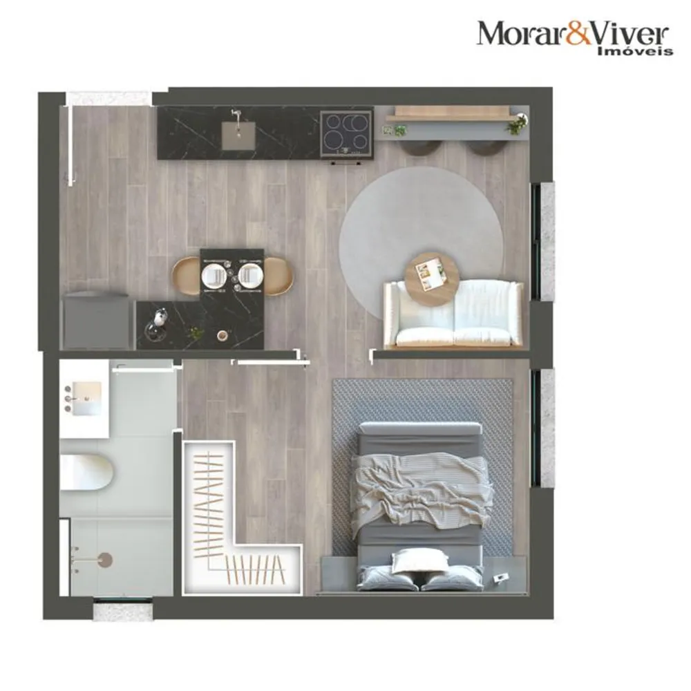 Apartamento, 1 quarto, 23 m² - Foto 10