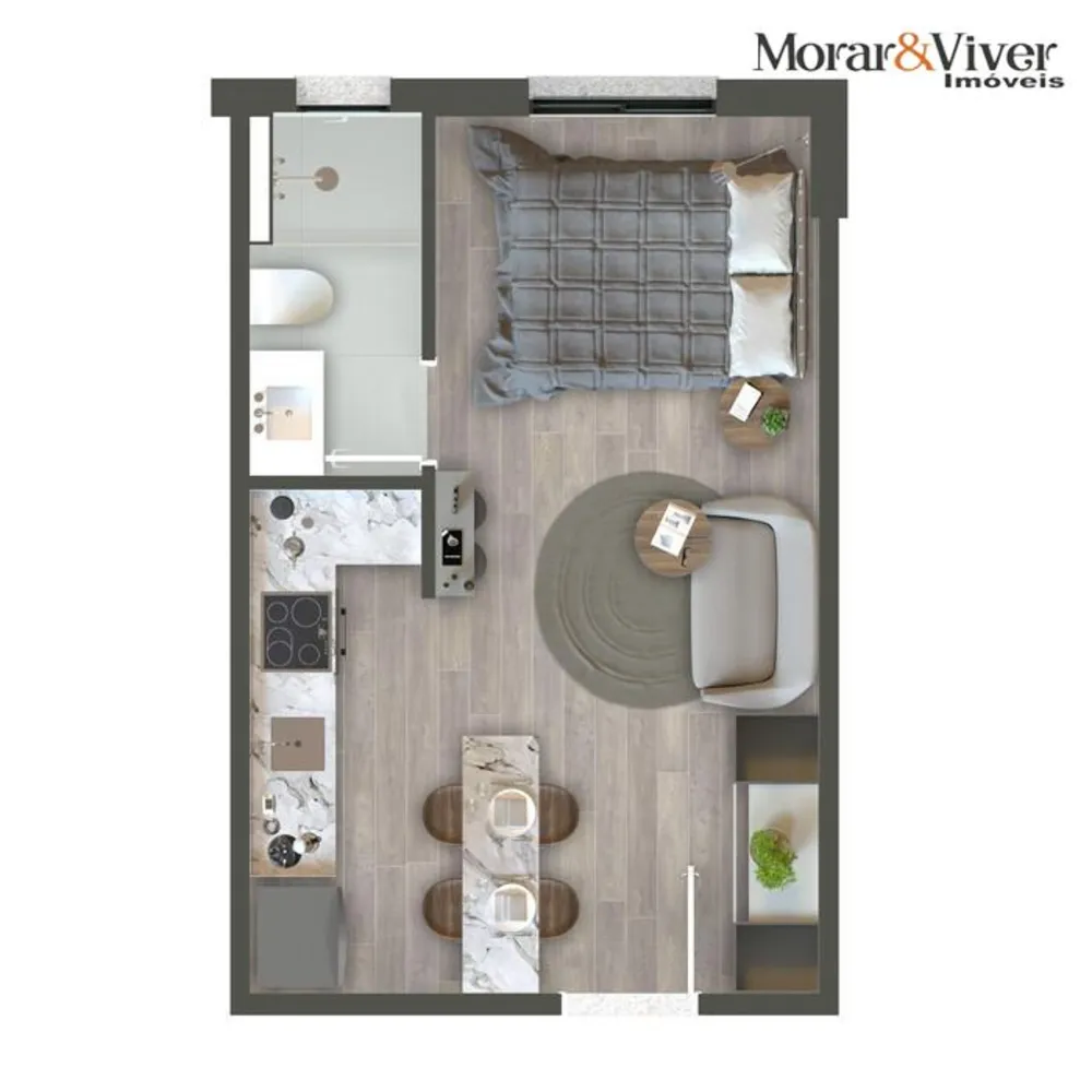 Apartamento, 1 quarto, 23 m² - Foto 9