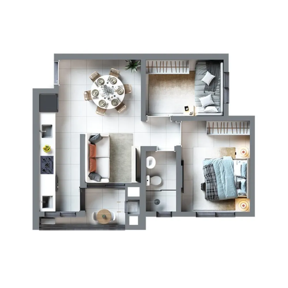 Apartamento, 2 quartos, 55 m² - Foto 8