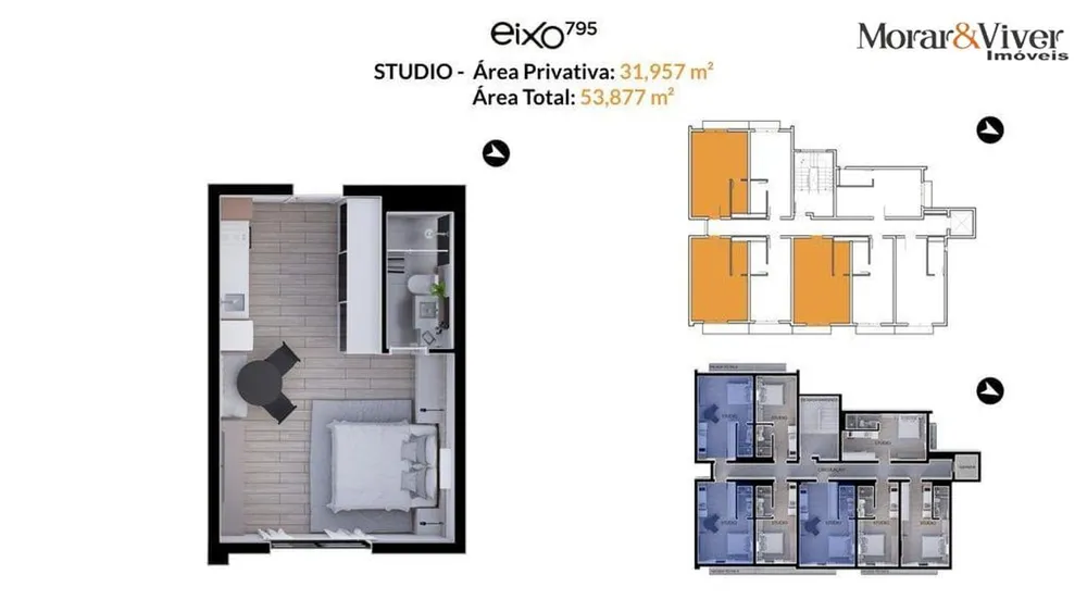 Apartamento, 1 quarto, 32 m² - Foto 12