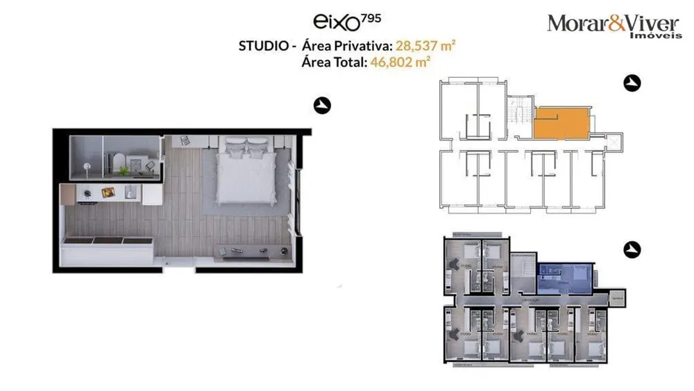 Apartamento, 1 quarto, 32 m² - Foto 10