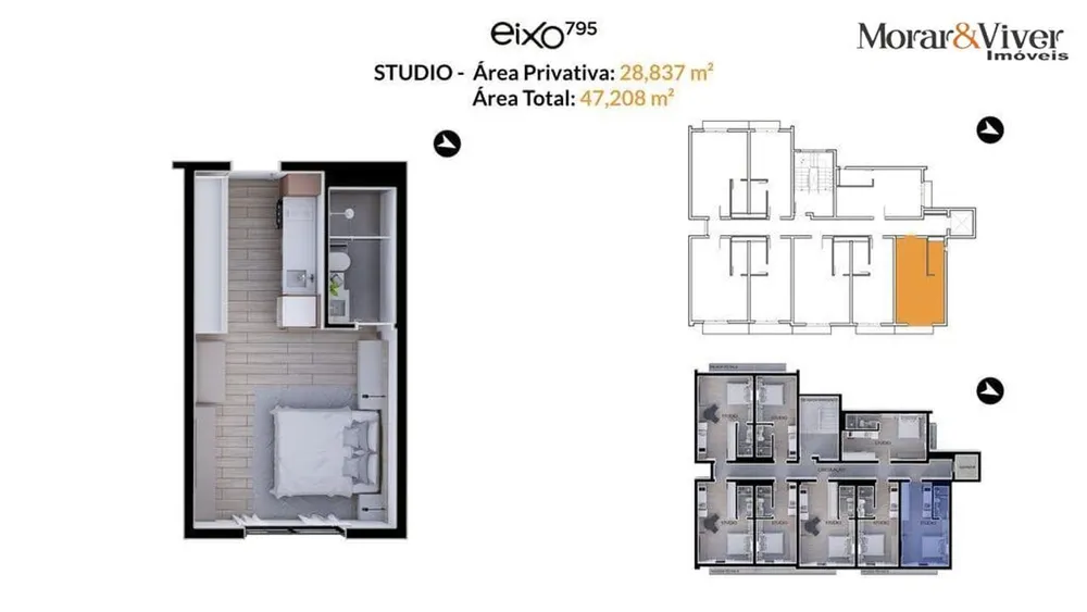 Apartamento, 1 quarto, 32 m² - Foto 11