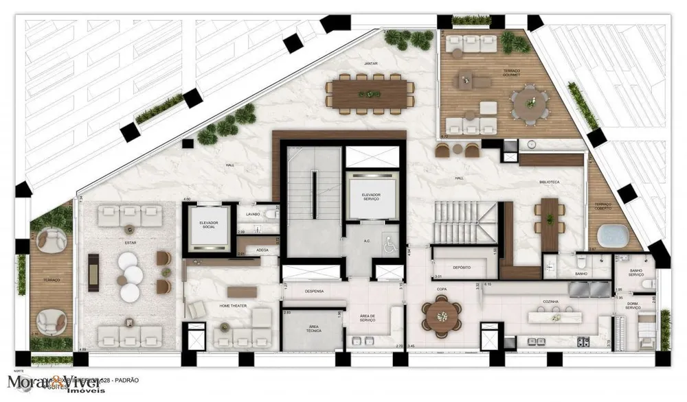 Apartamento, 3 quartos, 209 m² - Foto 10