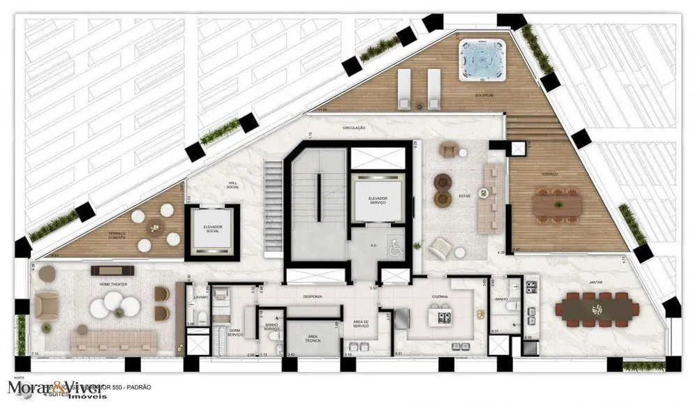 Apartamento, 3 quartos, 209 m² - Foto 4