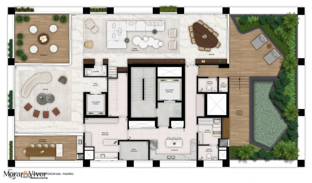 Apartamento, 3 quartos, 209 m² - Foto 7