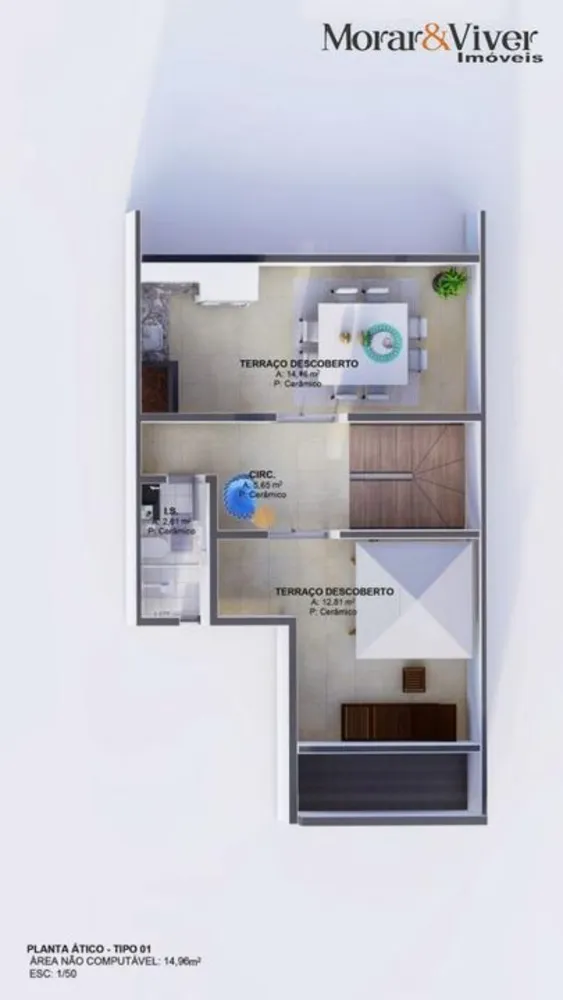 Sobrado, 3 quartos, 110 m² - Foto 6