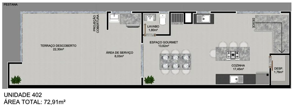 Apartamento, 3 quartos, 79 m² - Foto 11
