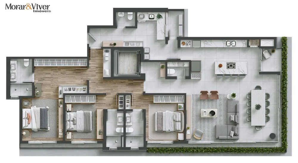 Apartamento, 3 quartos, 166 m² - Foto 12