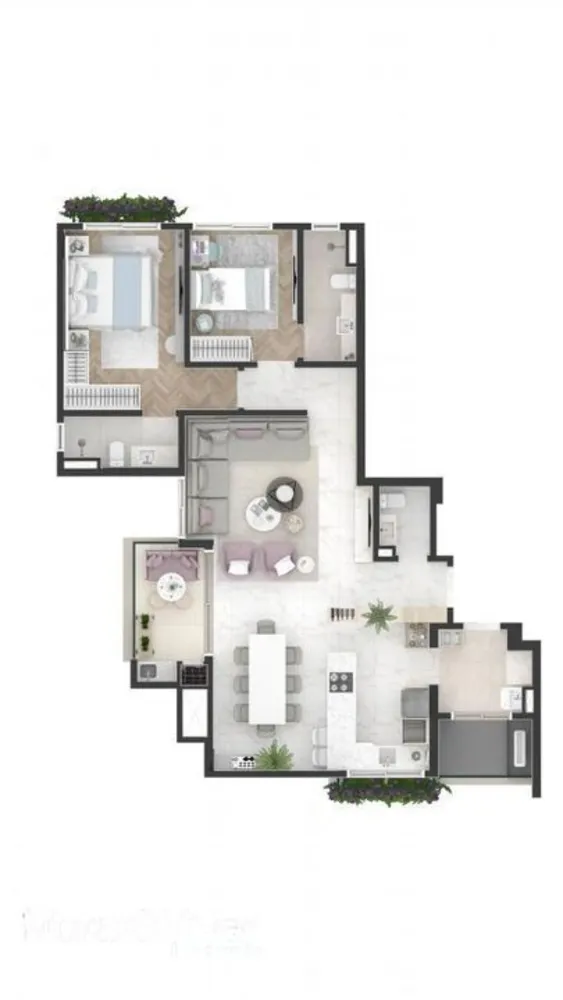 Cobertura, 2 quartos, 118 m² - Foto 6