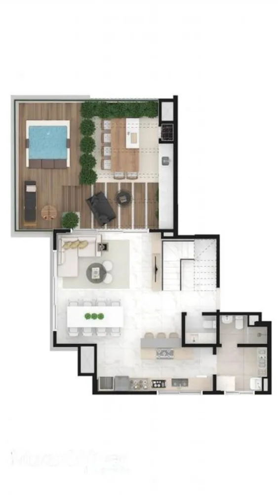 Cobertura, 2 quartos, 118 m² - Foto 4