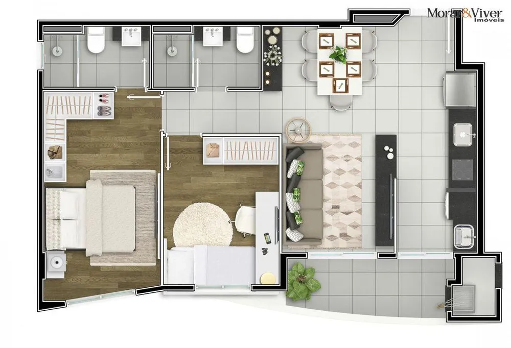 Sala-Conjunto, 34 m² - Foto 8