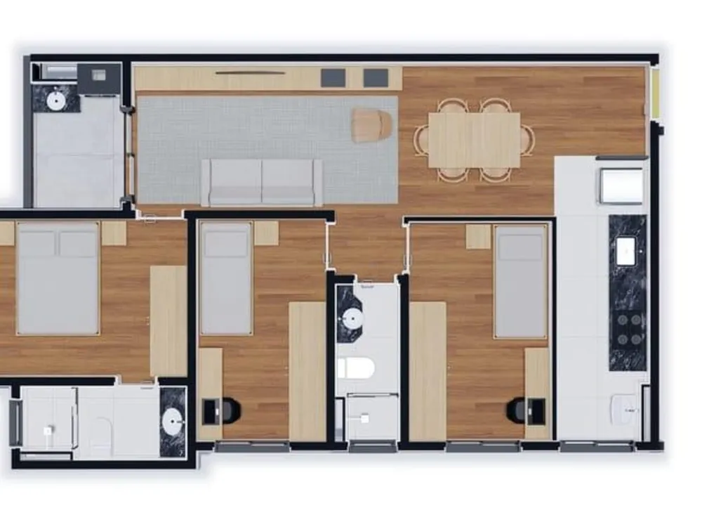 Apartamento, 3 quartos, 69 m² - Foto 13