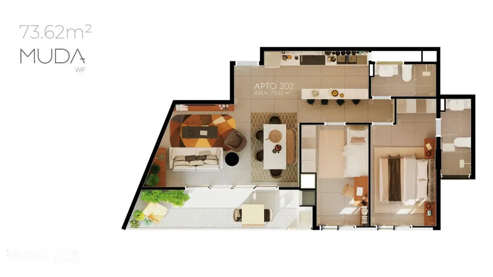 Apartamento, 2 quartos, 77 m² - Foto 10