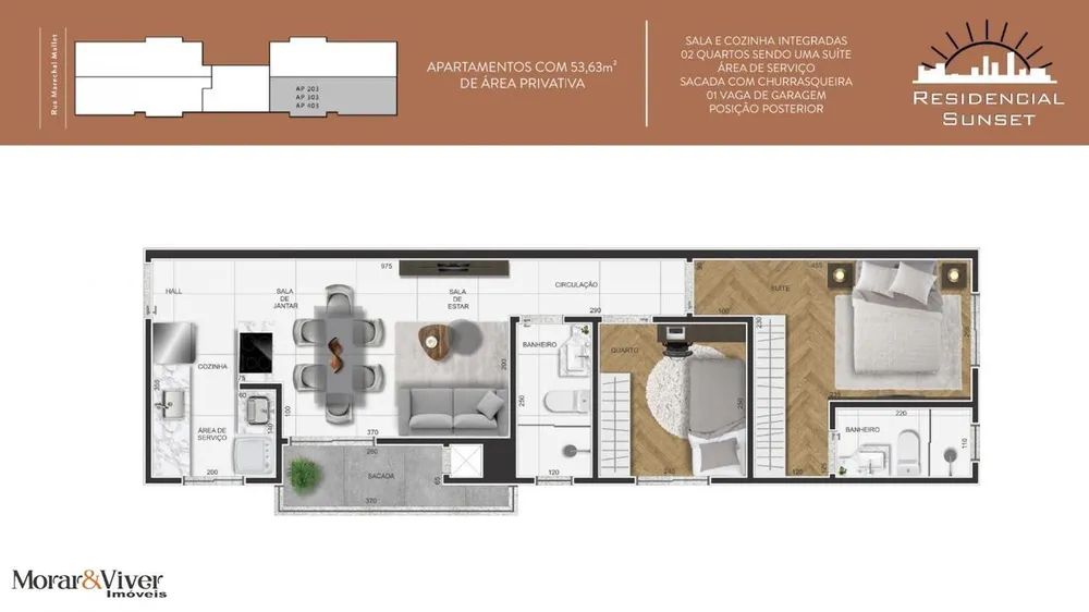 Apartamento, 2 quartos, 55 m² - Foto 16