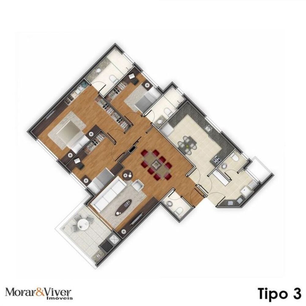 Apartamento, 3 quartos, 209 m² - Foto 2