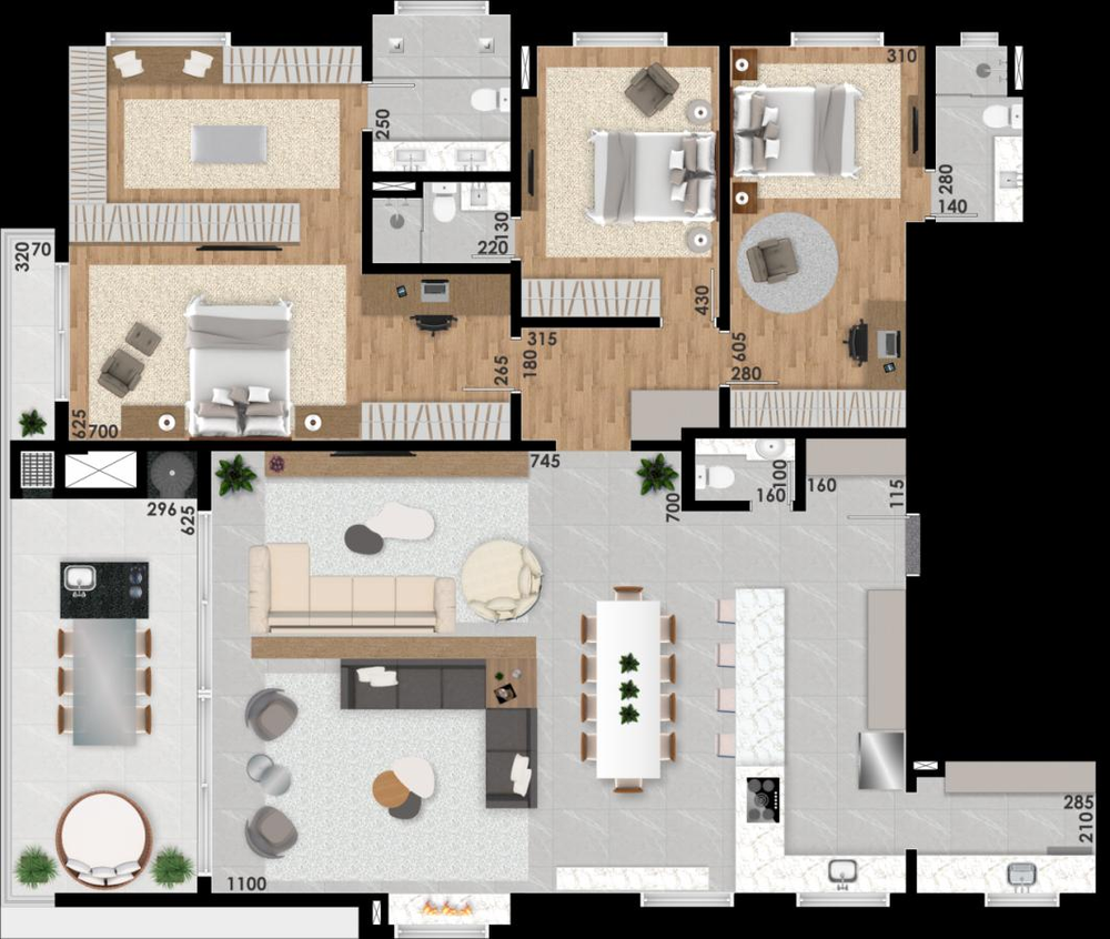 Apartamento, 2 quartos, 77 m² - Foto 11