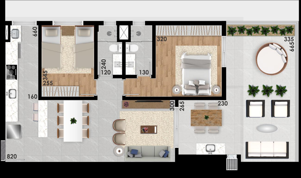 Apartamento, 2 quartos, 77 m² - Foto 9