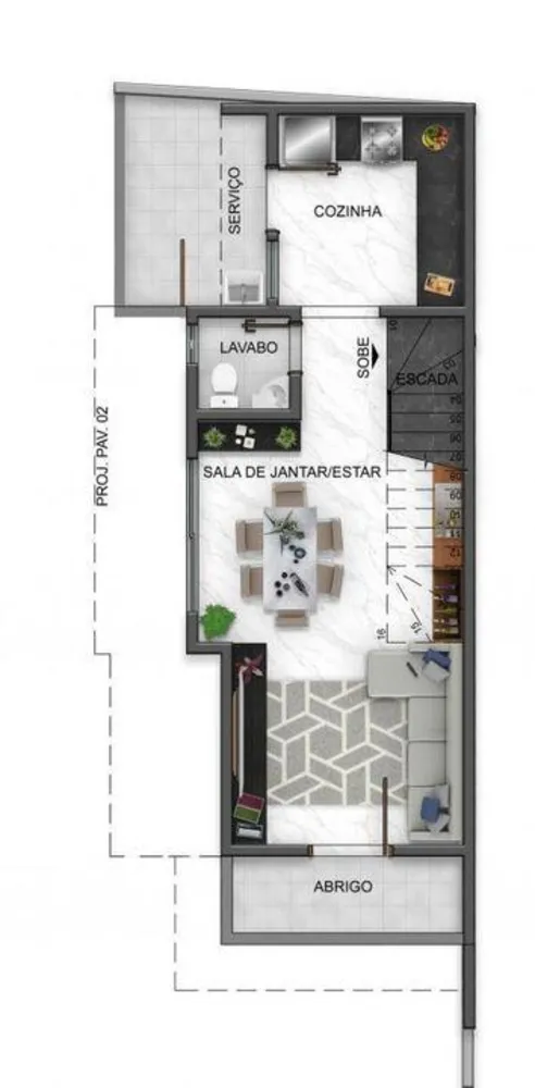 Sobrado, 3 quartos, 107 m² - Foto 11