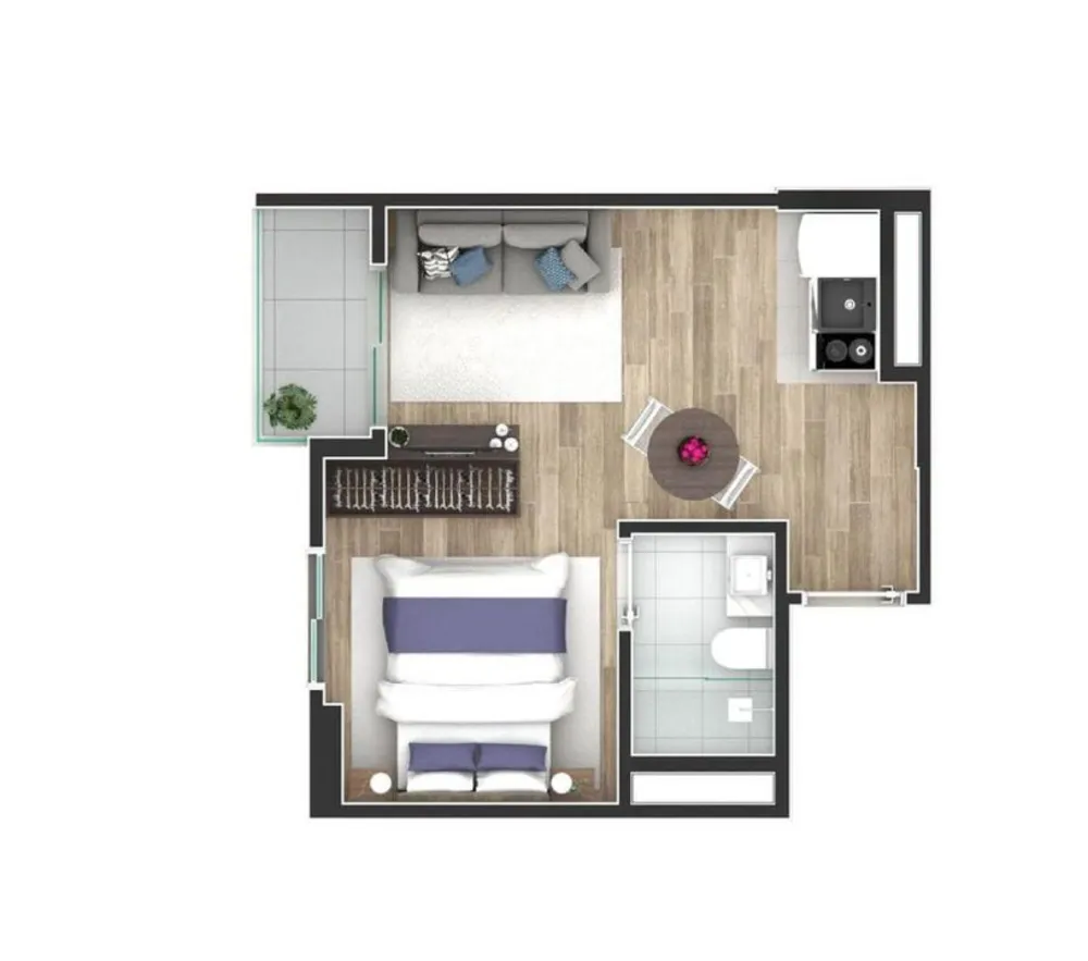 Apartamento, 1 quarto, 35 m² - Foto 24
