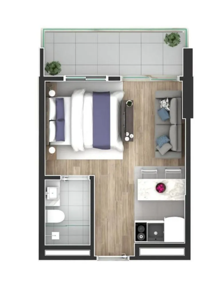 Apartamento, 1 quarto, 35 m² - Foto 21