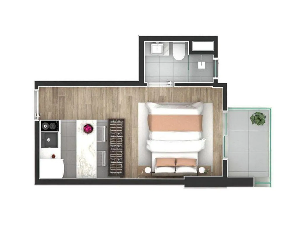Apartamento, 1 quarto, 35 m² - Foto 18