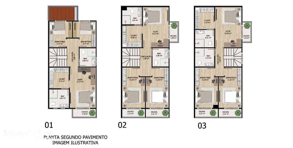 Sobrado, 3 quartos, 143 m² - Foto 15