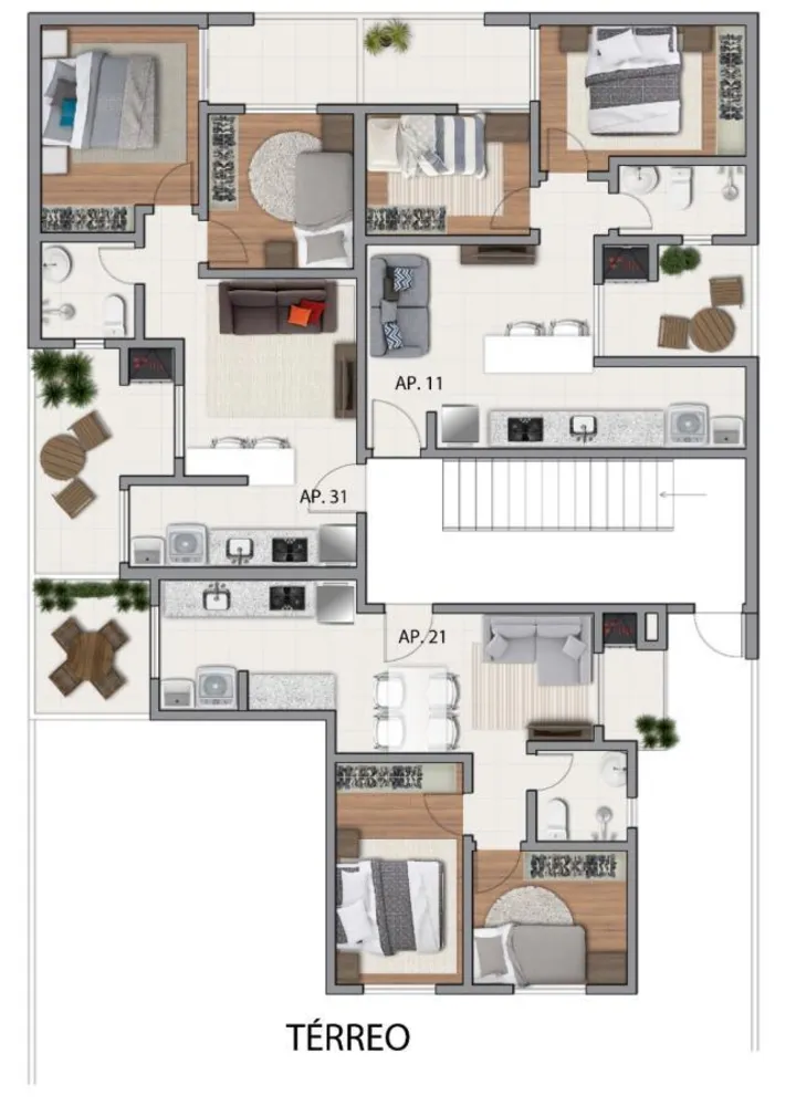 Apartamento, 3 quartos, 80 m² - Foto 4