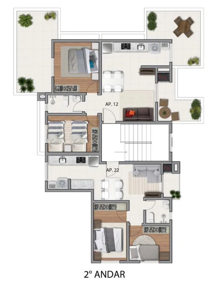 Apartamento, 3 quartos, 80 m² - Foto 3